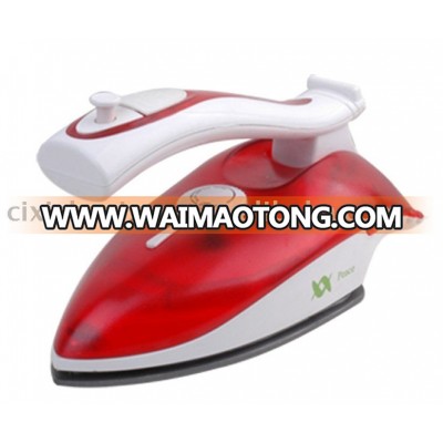 SY-602 Teflon-coated Dual Voltage Travel Steam Iron with Vertical Steaming and Burst steaming,handle flexible