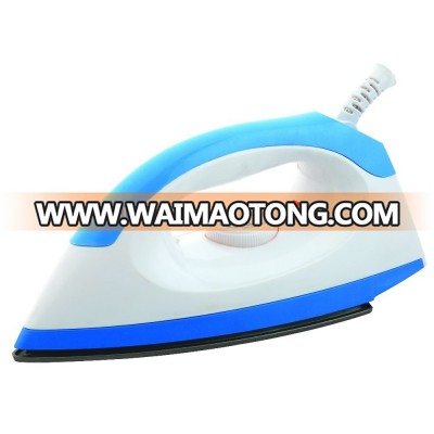 SY-601 CB/CE approved Dry Iron with Basic Dry Ironing Function and with SS or non-stick teflon coated plate